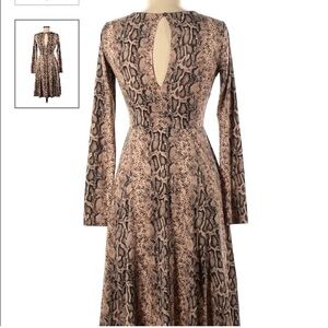 SOCIALITE Snake Print Side Slit Midi XL Nordstrom